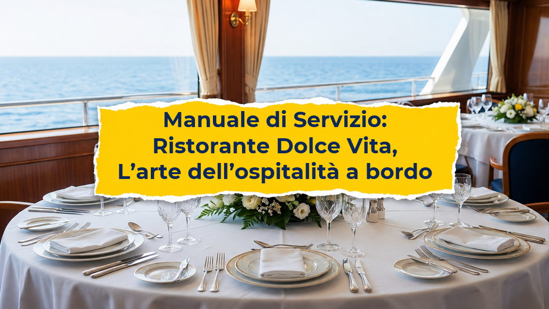 Manuale di Servizio: Ristorante Dolce Vita, L’arte dell’ospitalità a bordo